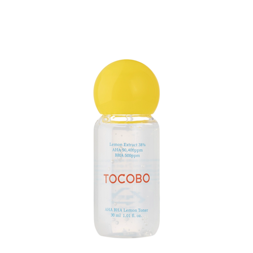 Tocobo - AHA BHA Lemon Toner - Zitronengesichtswasser mit AHA und BHA Säuren - 30ml