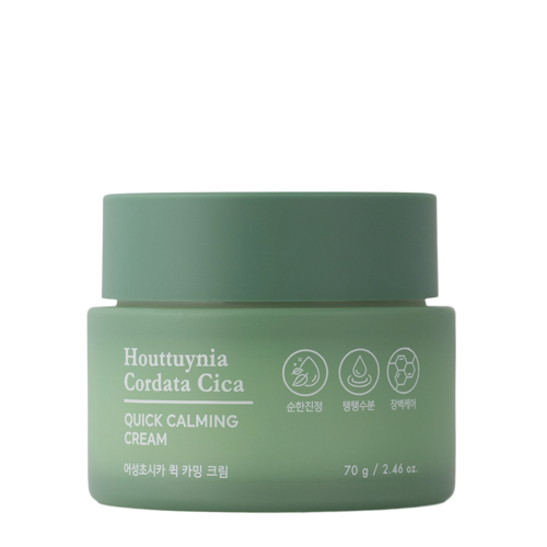 TonyMoly - Houttuynia Cordata Cica Quick Calming Cream - Lindernde Gesichtscreme mit Centella - 70g