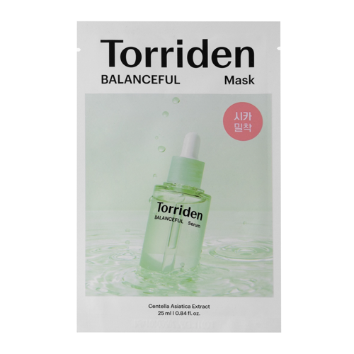 Torriden - Balanceful Cica Mask - Feuchtigkeitsspendende Tuchmaske - 25ml