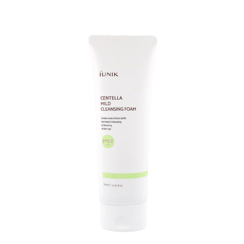 iUNIK - Centella Mild Cleansing Foam - Milder Reinigungsschaum mit Centella Asiatica - 120ml