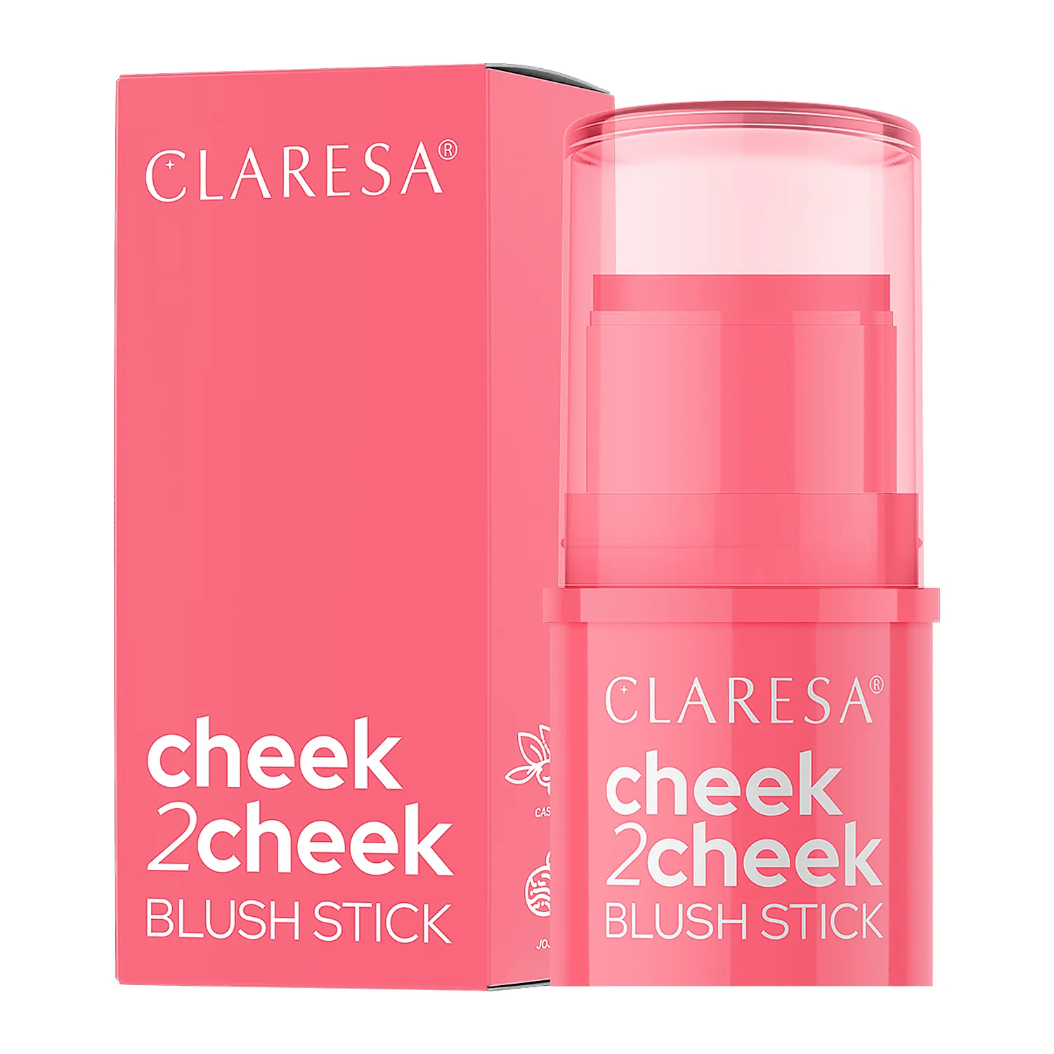  Claresa - Cheek 2 Cheek - Rouge in Stiftform - 02 Neon Coral - 6g