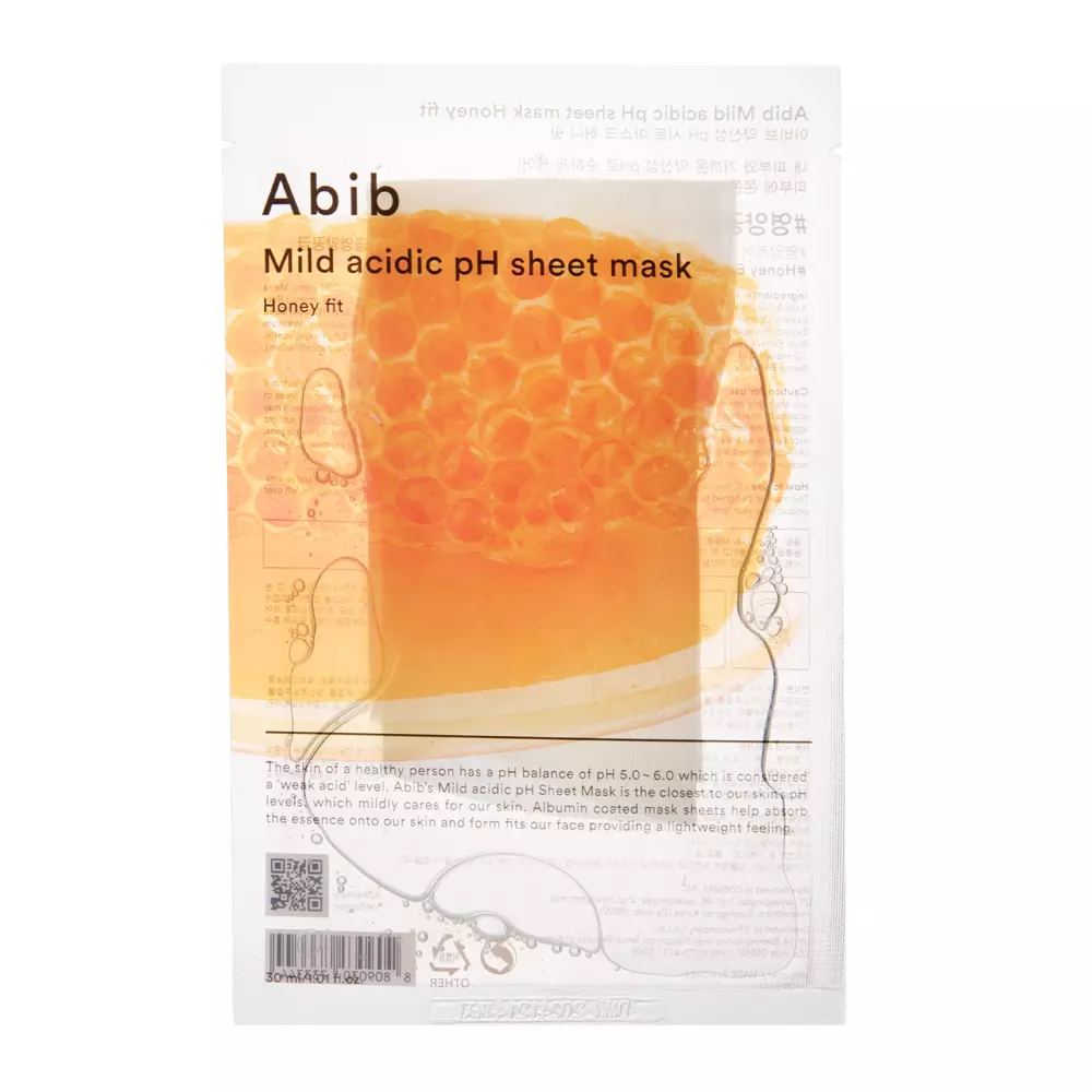 Abib - Mild Acidic pH Sheet Mask Honey Fit - Sanfte Tuchmaske - 30ml