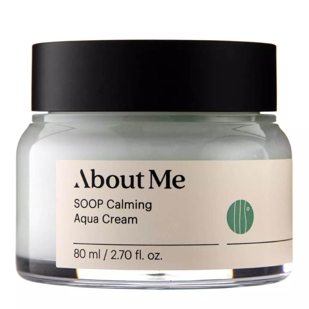 About me - Soop Calming Aqua Cream  - Feuchtigkeitsspendende und lindernde Gesichtscreme mit Zypressenwasser - 80ml