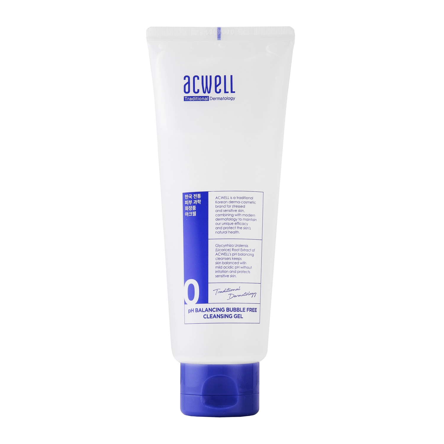 Acwell - pH-Balancing Bubble Free Cleansing Gel - Sanftes Gesichtsreinigungsgel - 160ml