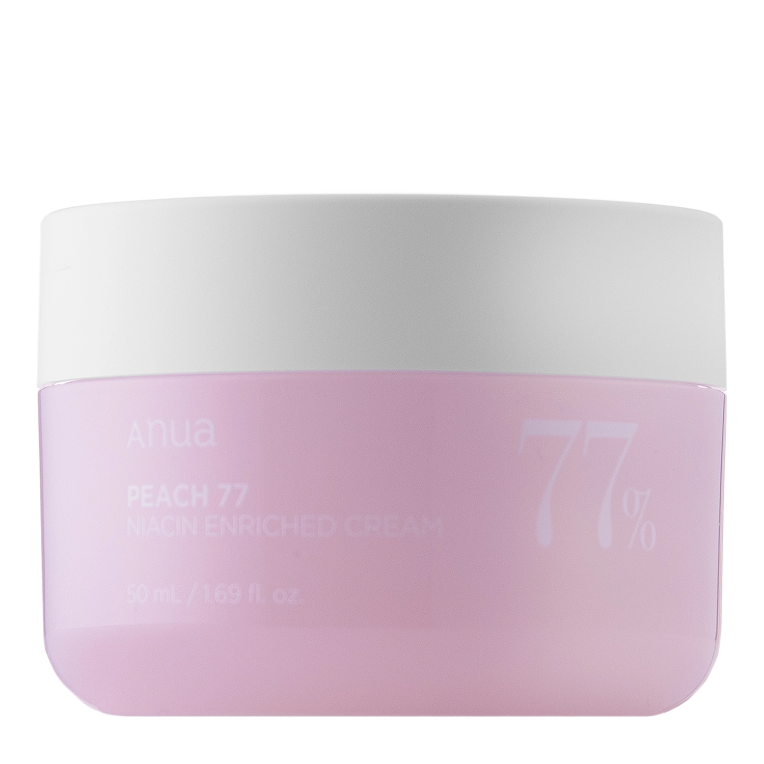 Anua - Peach 77% Niacin Enriched Cream - Feuchtigkeitsspendende Gesichtscreme mit 77% Pfirsich-Extrakt - 50ml