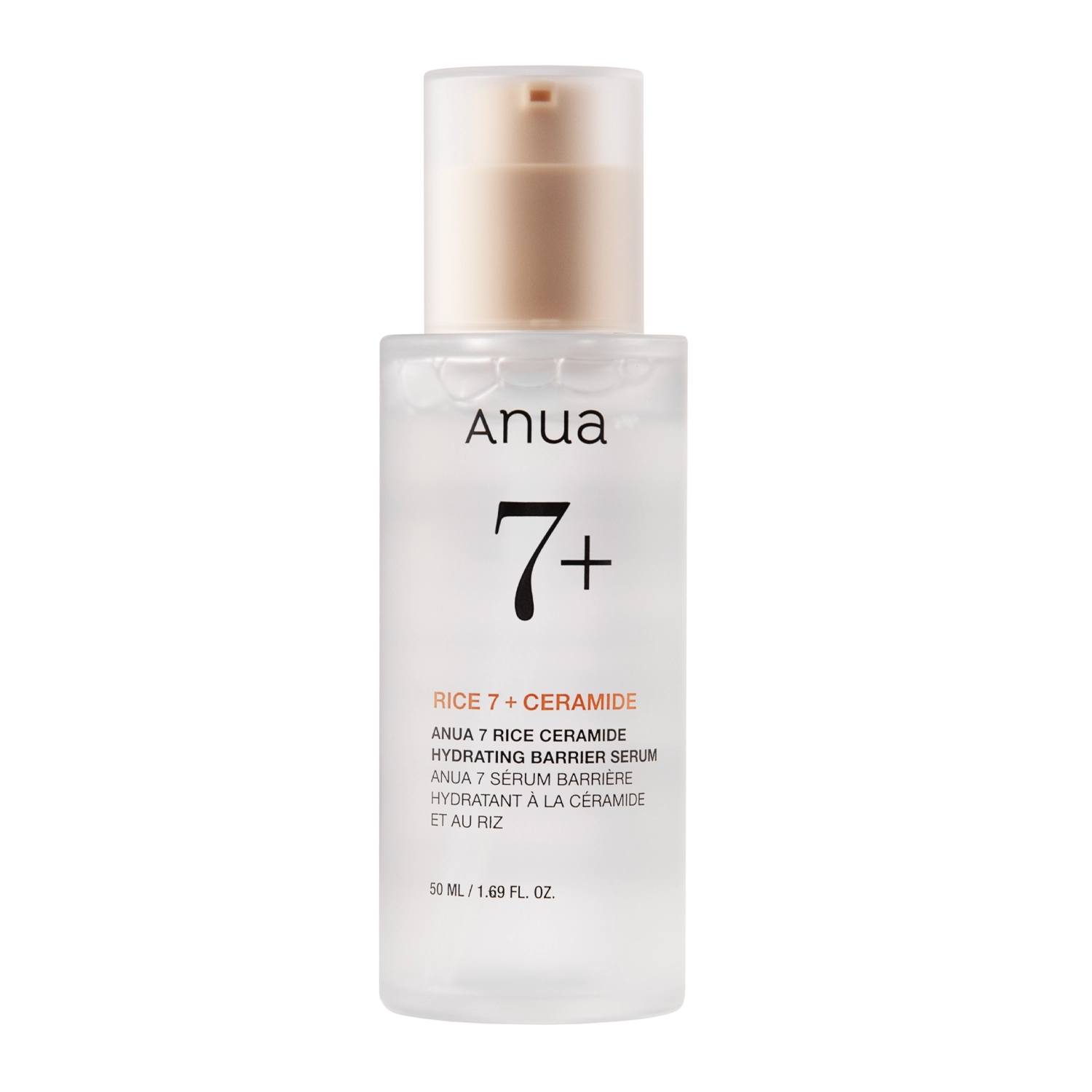 Anua - Rice 7 Ceramide Hydrating Barrier Serum - Aufhellendes Reis-Serum - 50ml