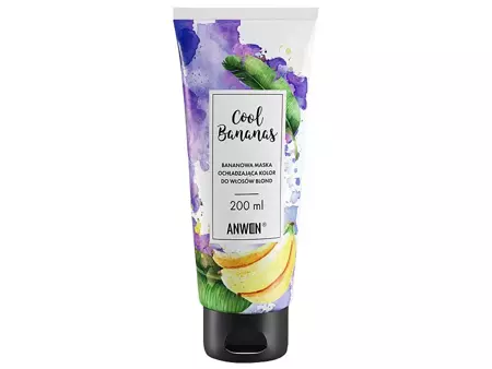 Anwen - Cool Bananas - Bananenmaske, die den kühlenden Ton für das blonde Haar verursacht - 200ml