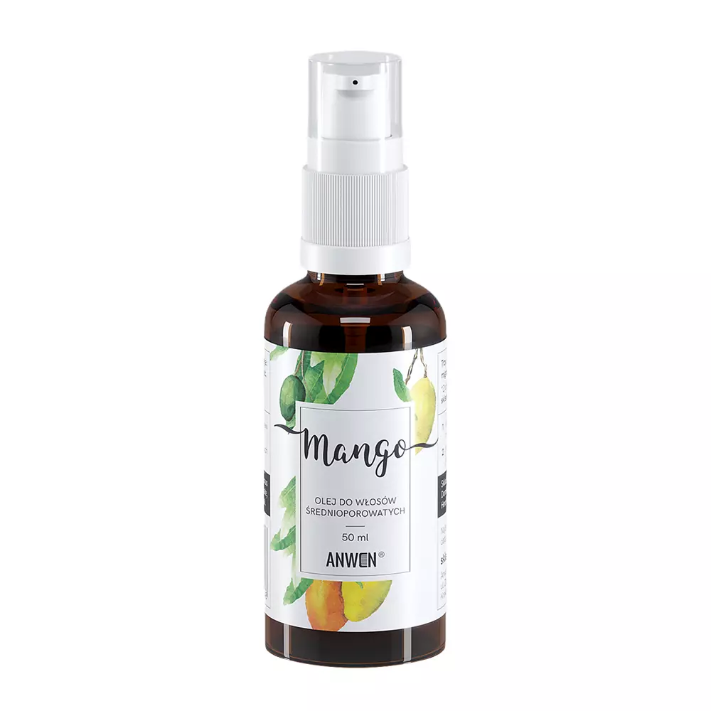 Anwen - Mangoöl - Öl für mittel-poröse Haare - 50ml