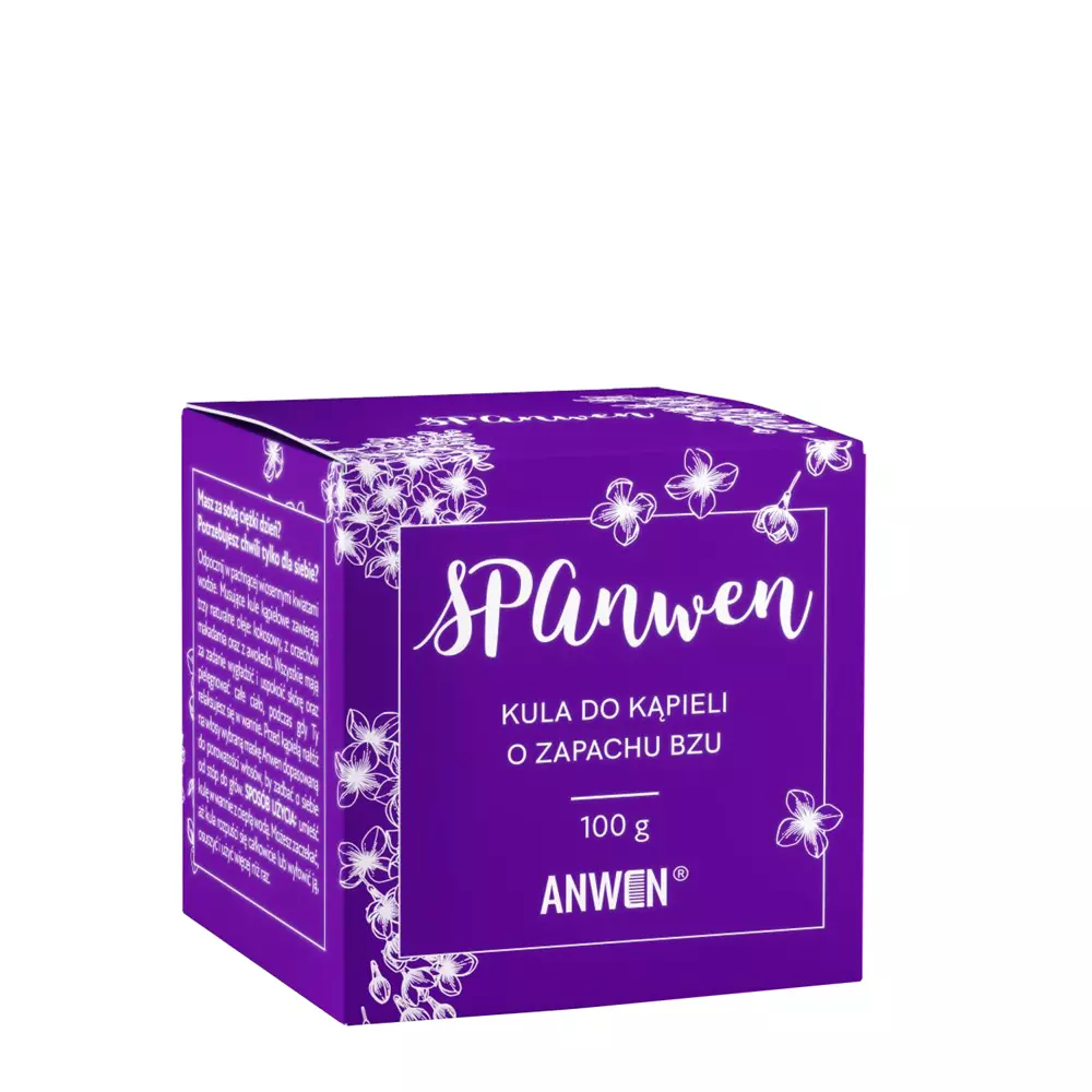 Anwen - Spanwen - Badekugel mit Flieder-Duft - 100g