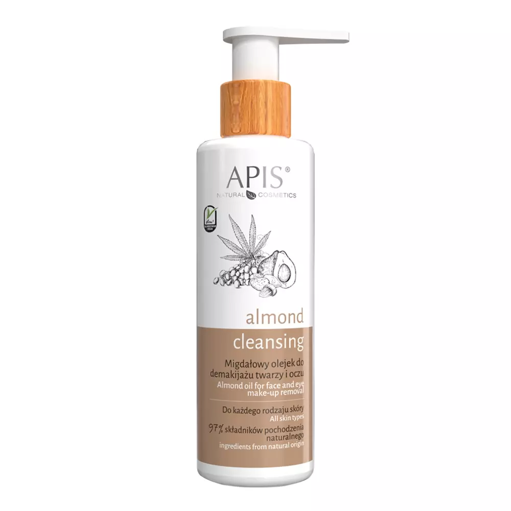 Apis - Almond Cleansing - Mandelöl für Gesicht und Augen Make-up - 150ml