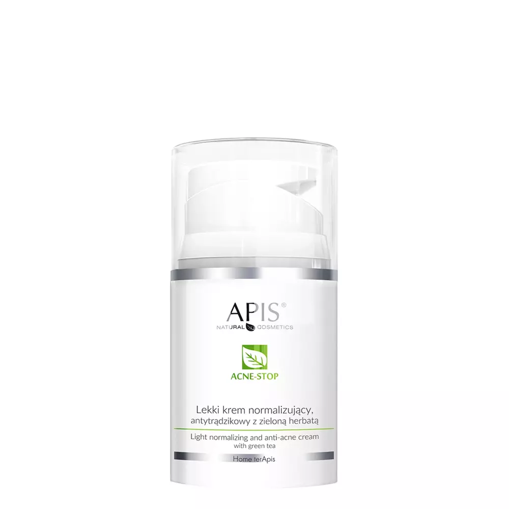 Apis - Home Terapis - Acne-Stop - Light Normalizing and Anti-Acne Cream with Green Tea - Leichte Normalisierungs- und Anti-Akne-Creme mit Grünem Tee - 50ml