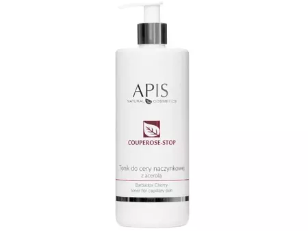 Apis - Professional - Couperose-Stop - Barbados Cherry Toner for Capillary Skin -Gesichtswasser mit Acerola für die vaskuläre Haut- 500ml 