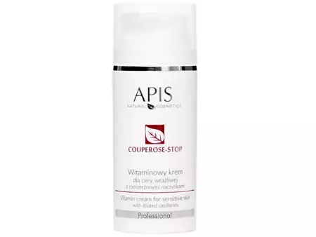 Apis - Professional - Couperose-Stop - Vitamin Cream - Vitamincreme für empfindliche Haut mit erweiterten Blutgefäßen - 100ml 