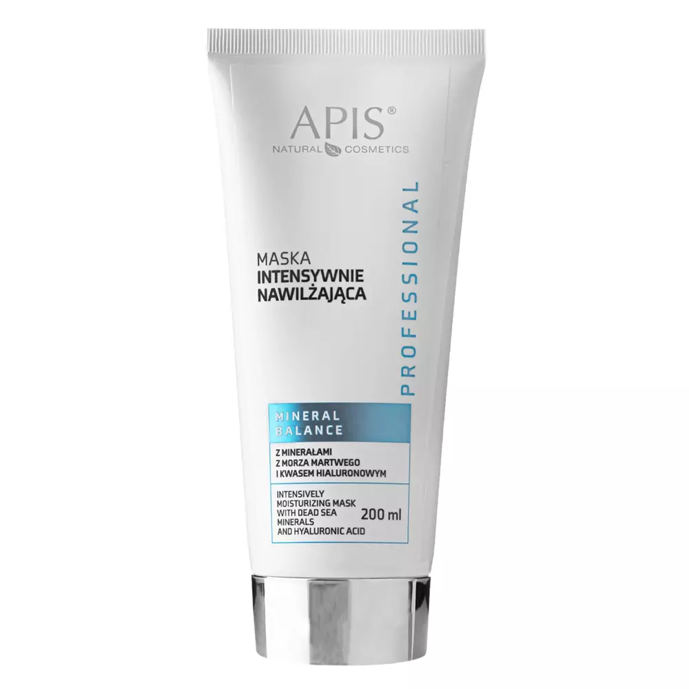 Apis - Professional - Mineral Balance - Intensively Moisturizing Mask - Feuchtigkeitsintensive Maske mit Mineralien aus dem Toten Meer und Hyaluronsäure - 200ml