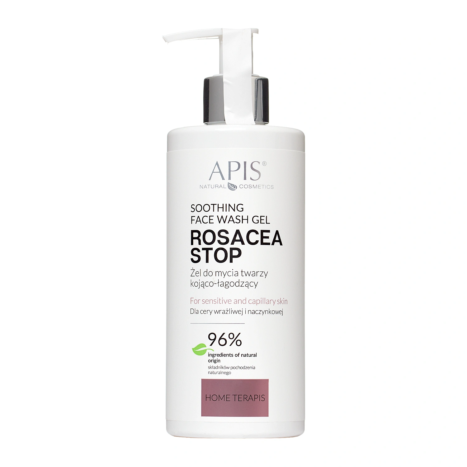 Apis - Rosacea-Stop - Wohltuendes und linderndes Gesichtsreinigungsgel - 300ml