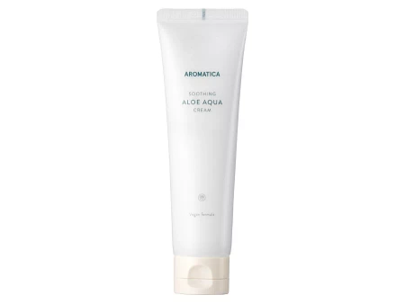 Aromatica - Soothing Aloe Aqua Cream - Natürliche feuchtigkeitsspendende Gesichts- und Körpercreme mit Aloe Vera - 150g