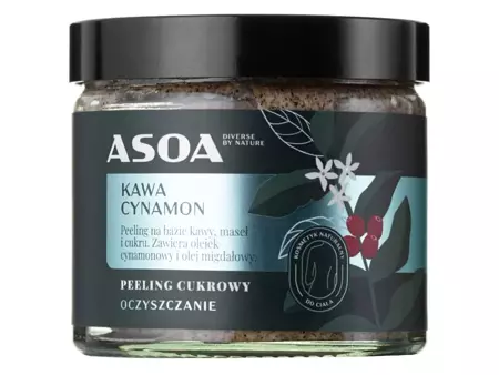 Asoa - Kaffee-Zucker-Peeling mit Zimtöl - 250ml