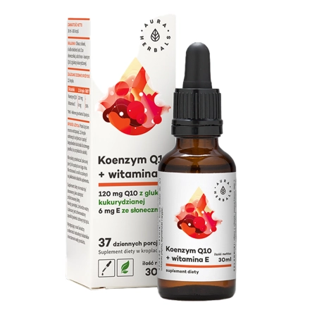 Aura Herbals - Coenzym Q10 + Vitamin E - Tropfen - 30ml