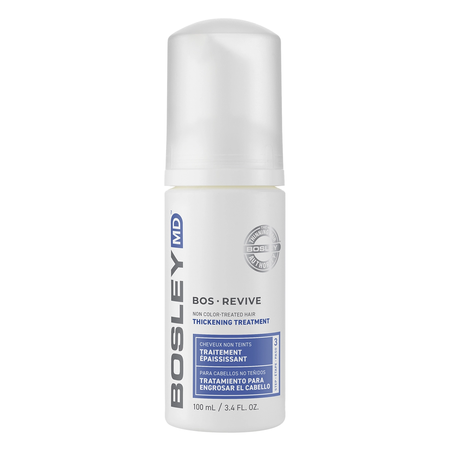 BOSLEY MD - Non-Color Revive - Haarwachstum stimulierender Schaum - Natürliches Haar - 100ml