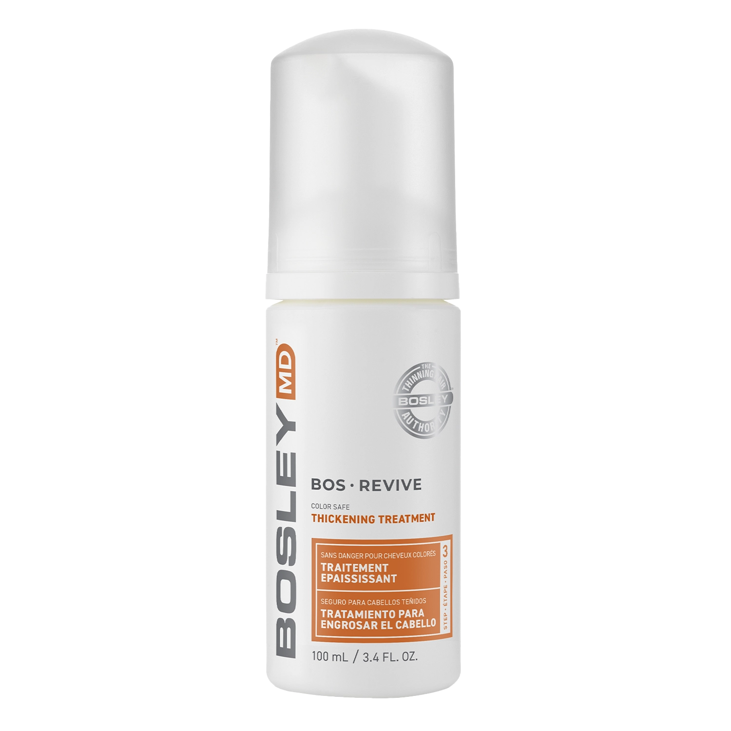 BOSLEY MD - Revive Color Safe - Haarwachstum stimulierender Schaum - coloriertes Haar - 100ml