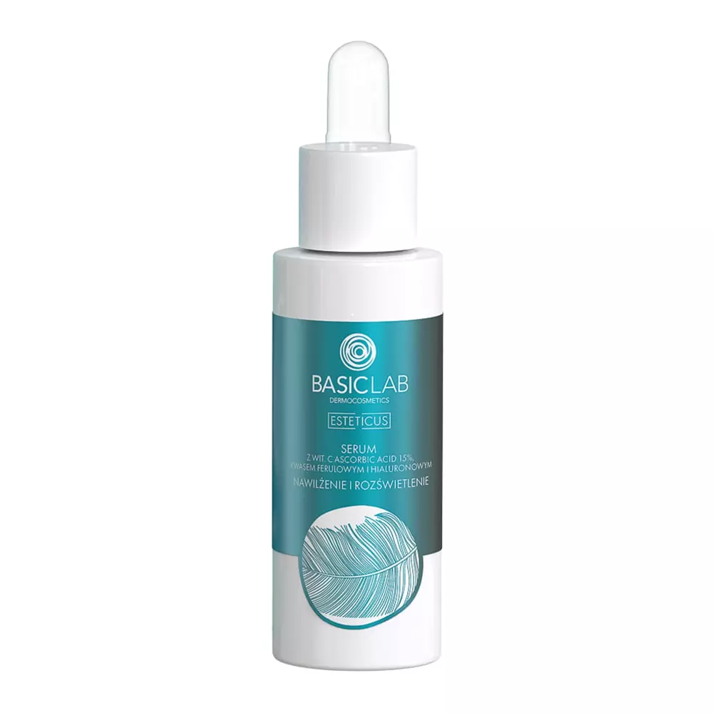 BasicLab - Esteticus - Feuchtigkeitsspendend und aufhellend - Anti-Aging-Behandlung mit Vitamin C - 30ml