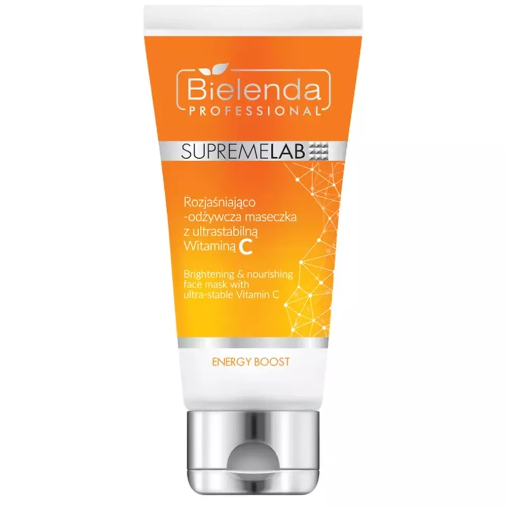 Bielenda Professional - Supremelab - Energy Boost - Aufhellende & nährende Gesichtsmaske mit ultrastabilem Vitamin C - Aufhellende & nährende Gesichtsmaske mit ultrastabilem Vitamin C - 70ml