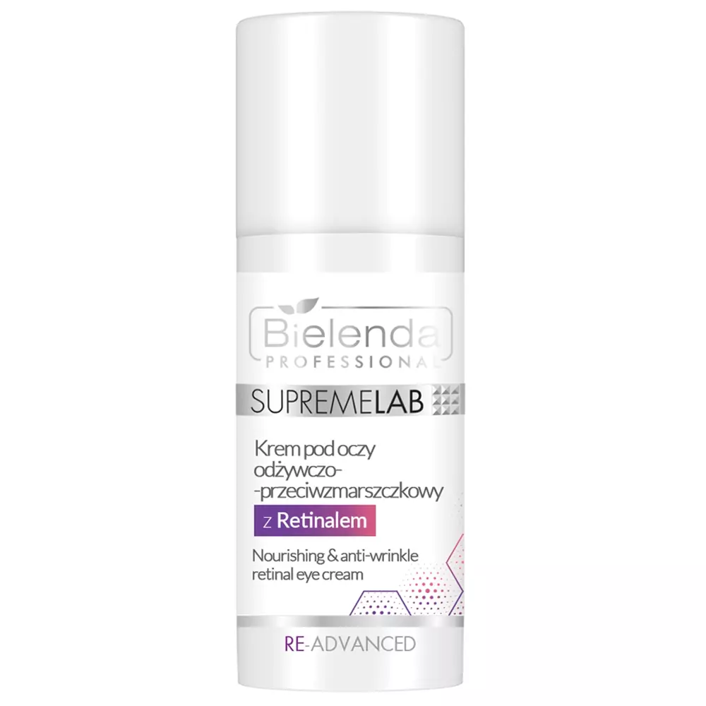 Bielenda Professional - Supremelab - Nährende und faltenverhindernde Augencreme mit Retinal - 15ml