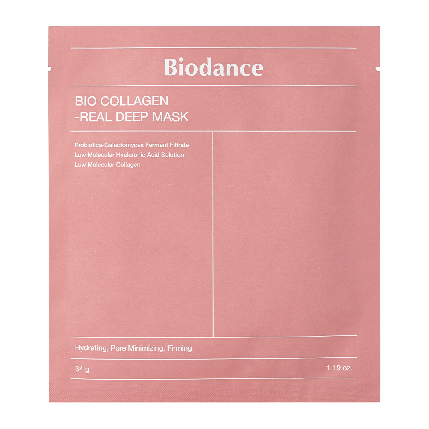 Biodance - Bio-Collagen Real Deep Mask - Straffende Kollagen-Gesichtsmaske - 1Stk/34g