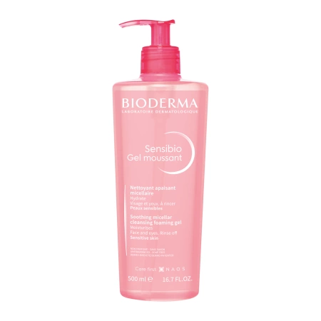 Bioderma - Sensibio Gel Moussant - Linderndes mizellares Gel mit feuchtigkeitsspendender Wirkung - 500ml