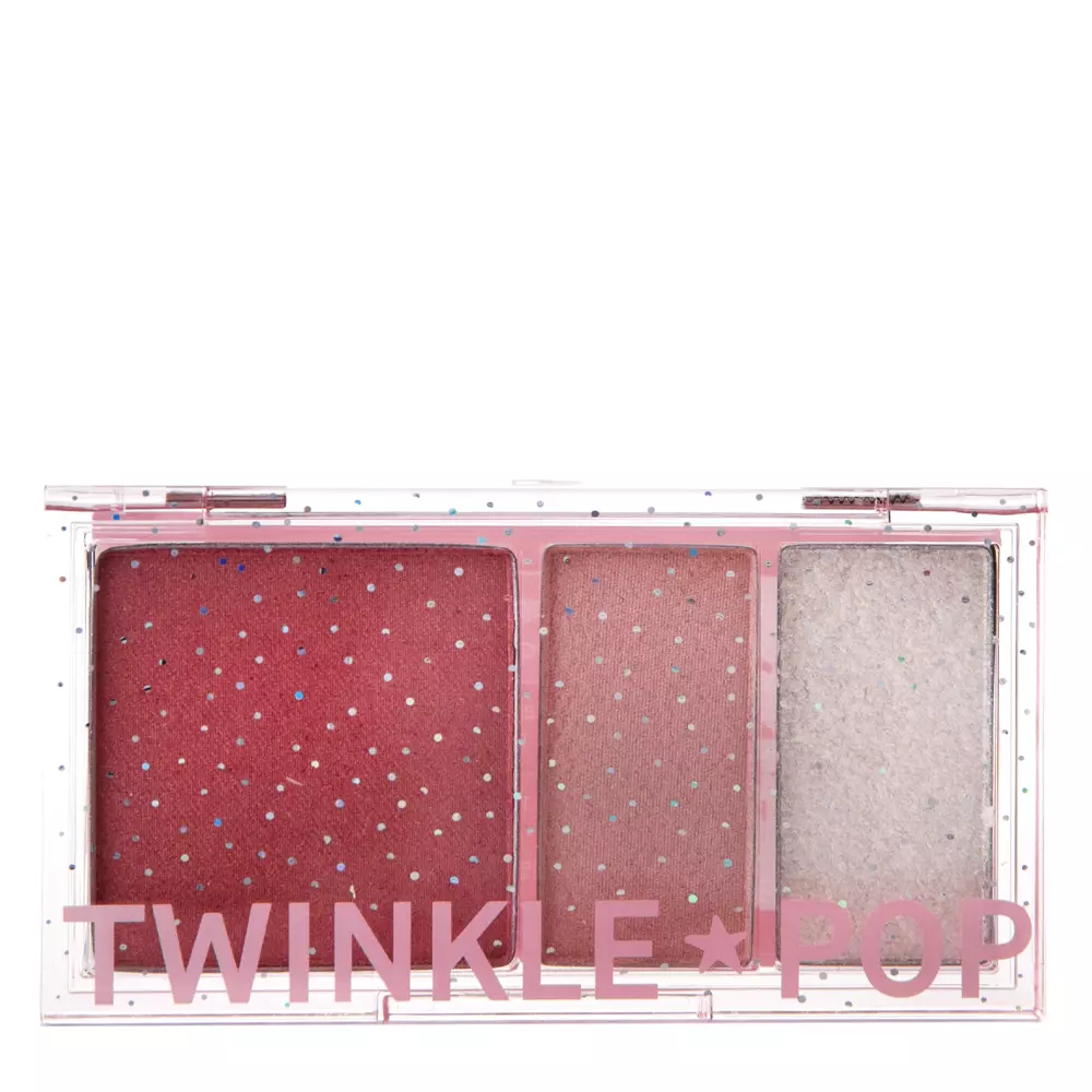 CLIO - TWINKLE POP Face Flash Palette - Aufhellende Gesichtspalette - 02 Oh! Pink-Full - 5.6g