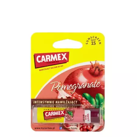 Carmex - Moisturizing Lip Balm - Feuchtigkeitsspendender Lippenbalsam im Stift -Granatapfel - 4,25g