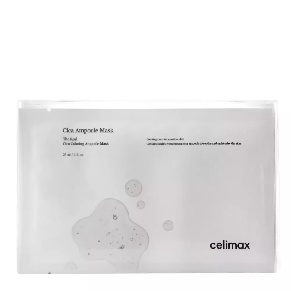 Celimax - The Real Cica Calming Mask - Maske in einem Tuch mit Centella Asiatica-Extrakt  - 5x27ml