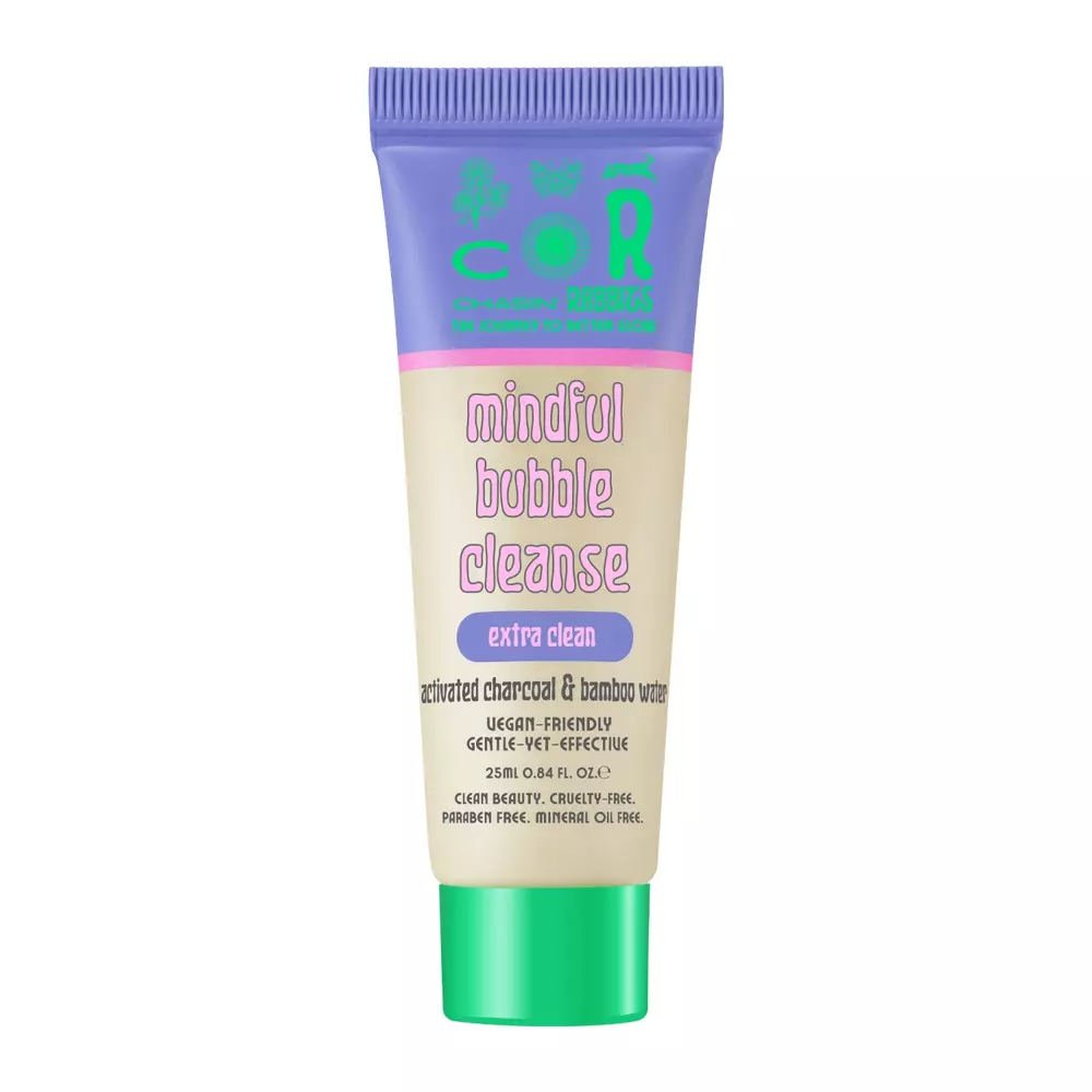 Chasin' Rabbits - Mindful Bubble Cleanser - Mini Waschemulsion mit Aktivkohle - 25ml