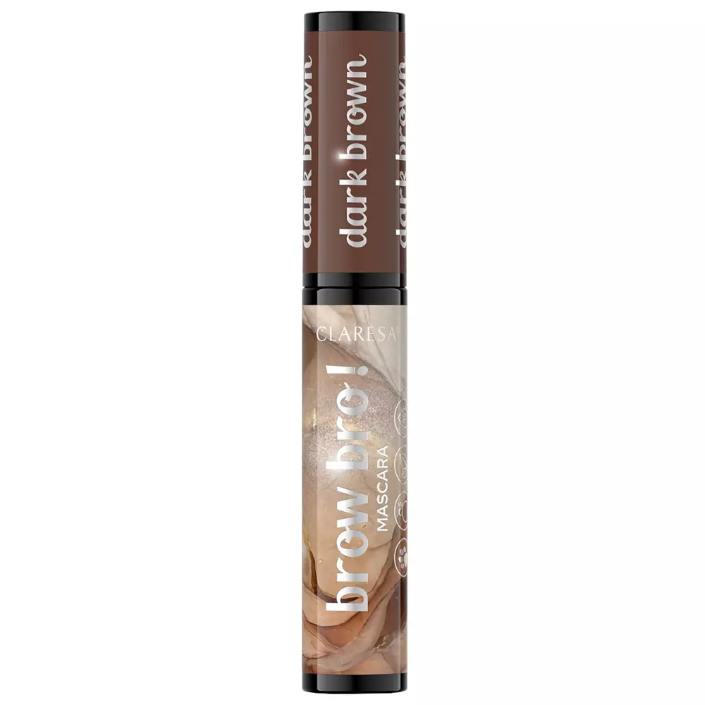 Claresa - Brow Bro! -  Augenbrauen-Mascara - 02 Dark Brown - 8ml