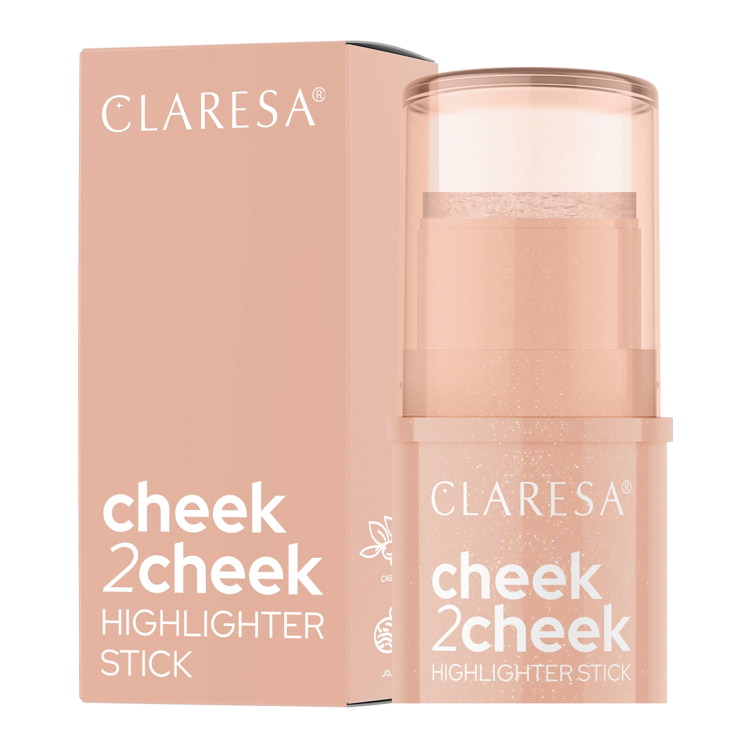 Claresa - Cheek 2 Cheek - Cremiger Stift-Highlighter - 01 Pearl Shine - 5.5g