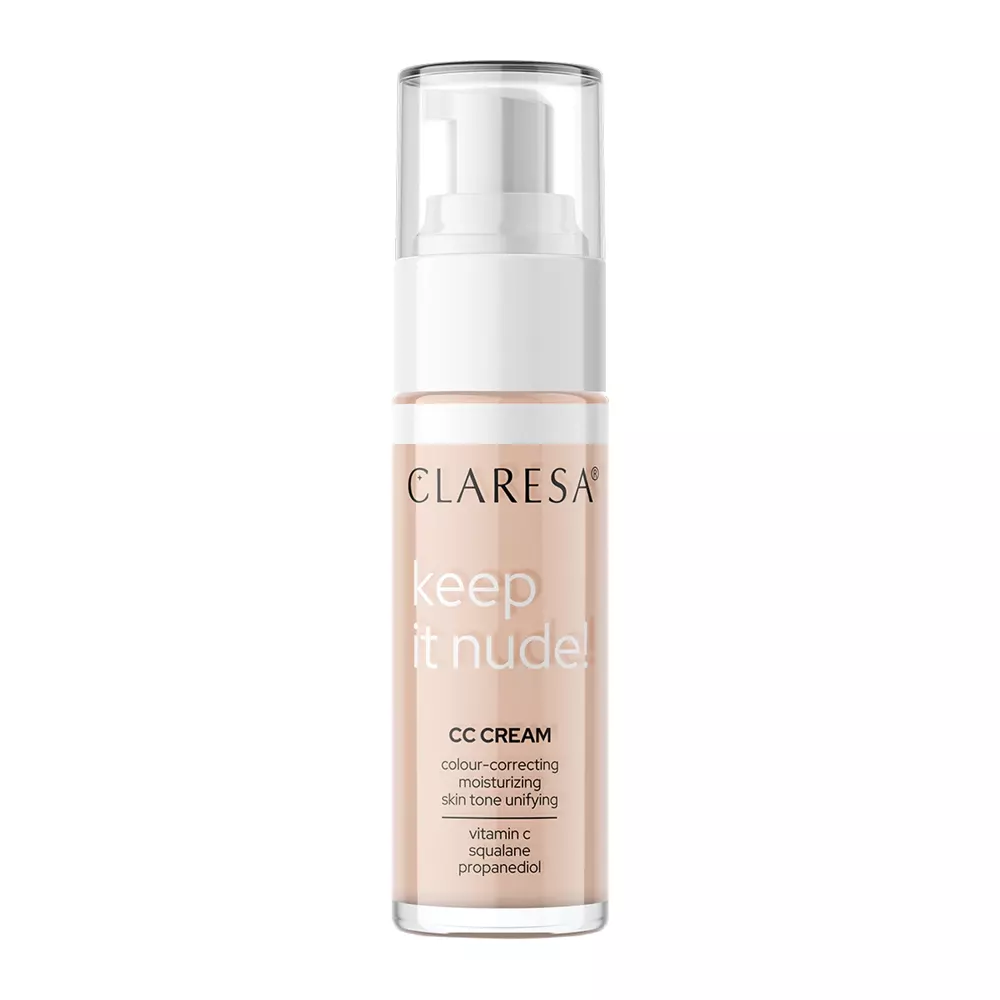 Claresa - Keep It Nude! - Feuchtigkeitsspendende Foundation zum Ausgleichen des Hauttons - 102 Warm Medium - 30ml