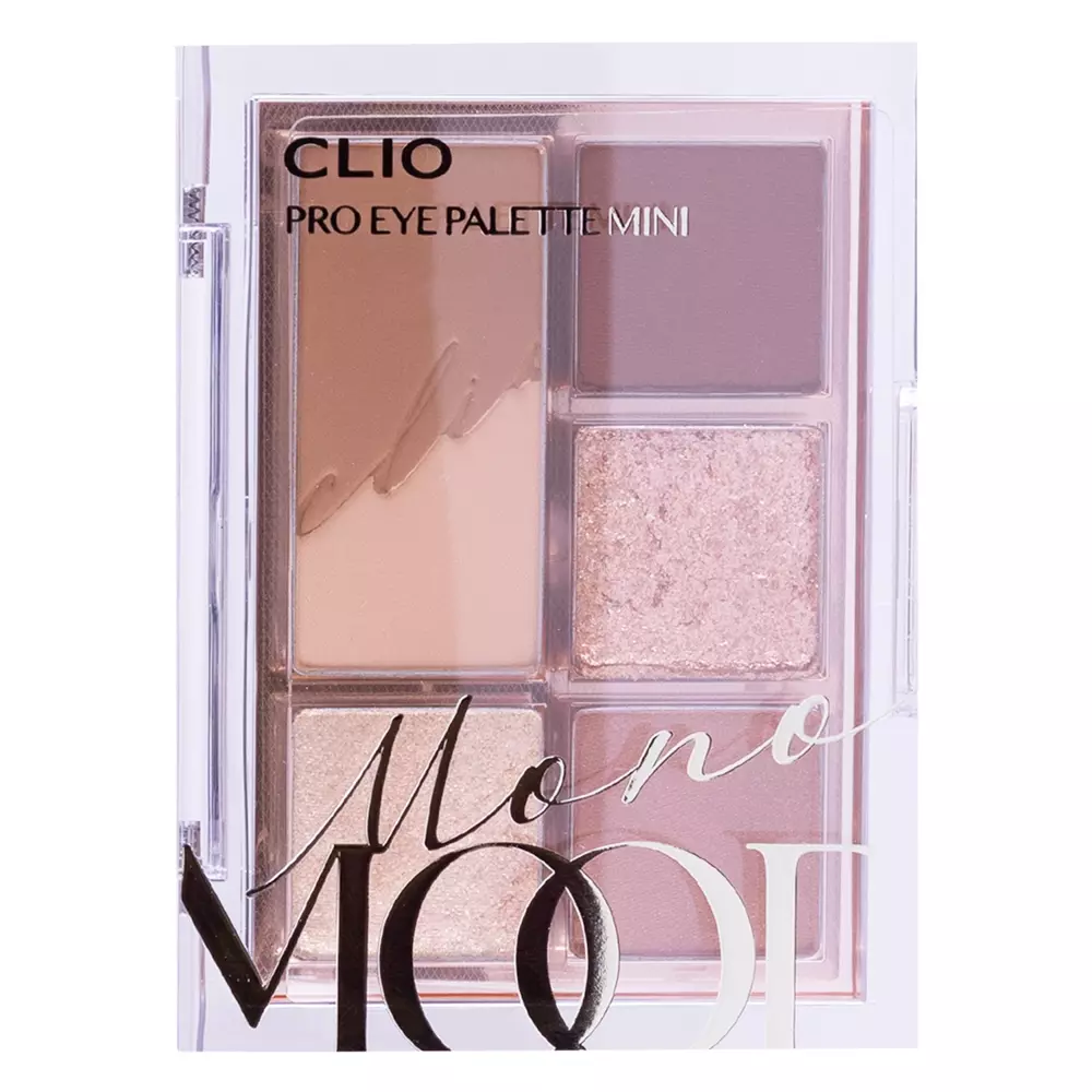 Clio - Pro Eye Palette Mini - Augen Make-up Palette - 01 Mono Mood - 7g