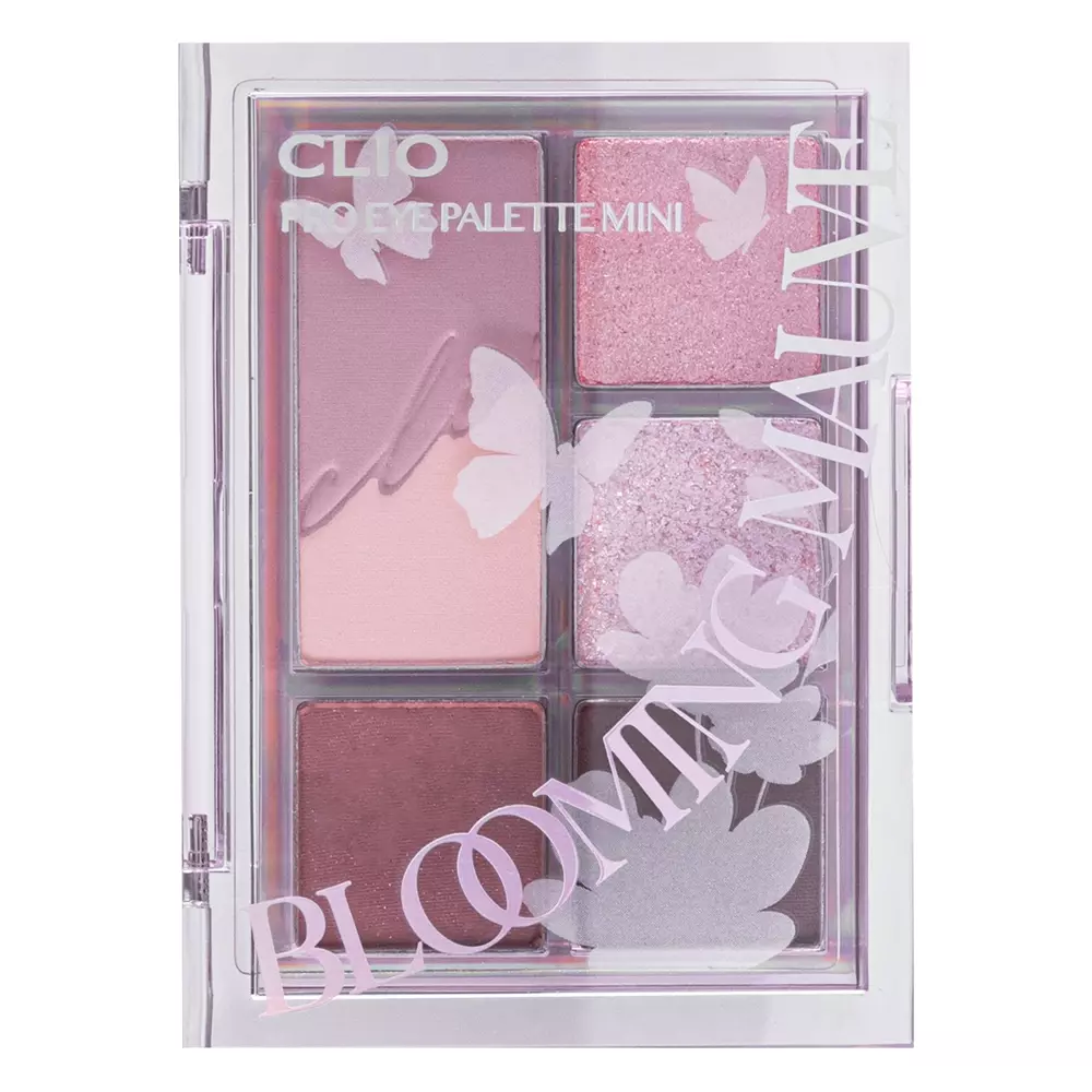 Clio - Pro Eye Palette Mini - Augen Make-up Palette - 03 Blooming Mauve - 7g