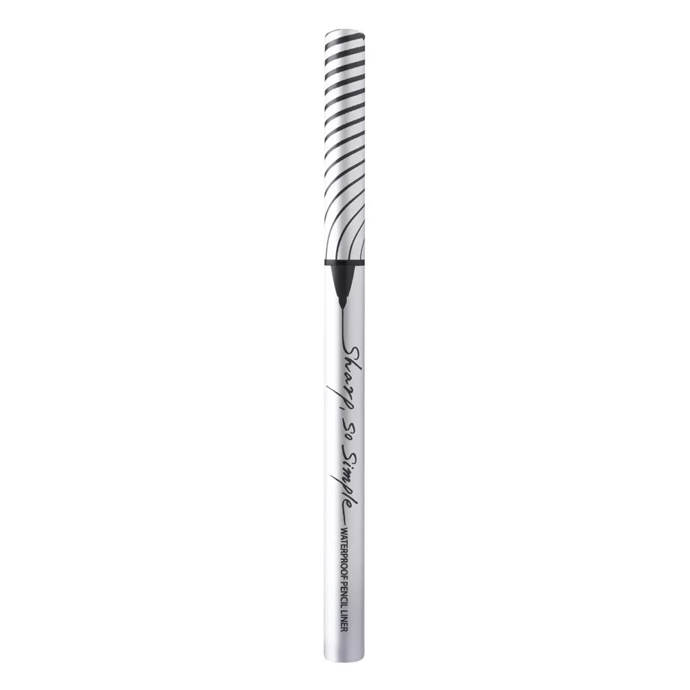 Clio - Sharp, So Simple Waterproof Pencil Liner - Wasserfester Eyeliner-Stift - 01 Black - 0.14g