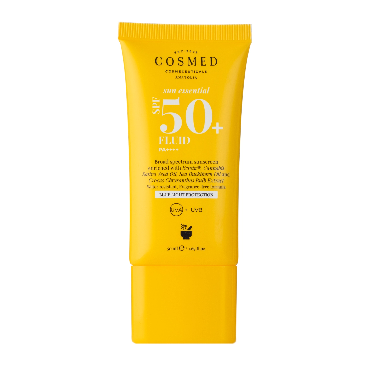 Cosmed - Sun Essential Fluid SPF 50+PA++++ - Sonnenschutzfluid für das Gesicht - 50ml