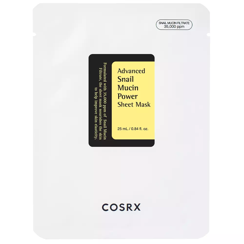 Cosrx - Advanced Snail Mucin Power Essence Sheet Mask - Tuchmaske mit Schneckenschleim - 25ml