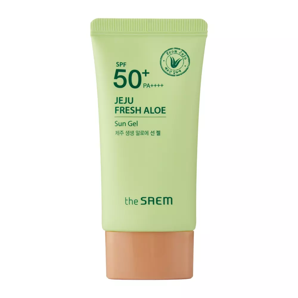 Das SAEM - Jeju Fresh Aloe Sun Gel - SPF50+ PA++++ - schützende Gesichtscreme mit Aloe Vera - 50g