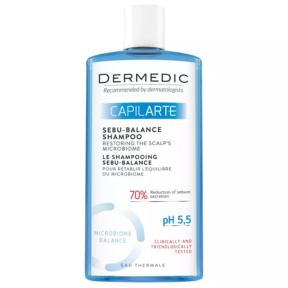 Dermedic - Capilarte - Sebu-Balance Shampoo für übermäßig fettiges Haar - 300ml