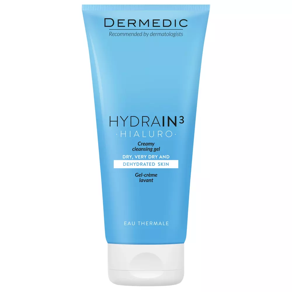 Dermedic - Hydrain 3 Hialuro - Cremiges Reinigungsgel - 200ml