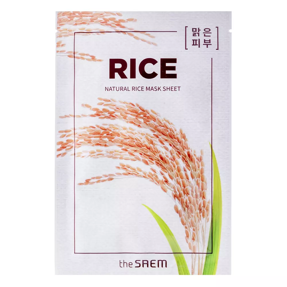 Die Saem - Natural Rice Mask Sheet - Reismaske in einem Tuch - 21ml