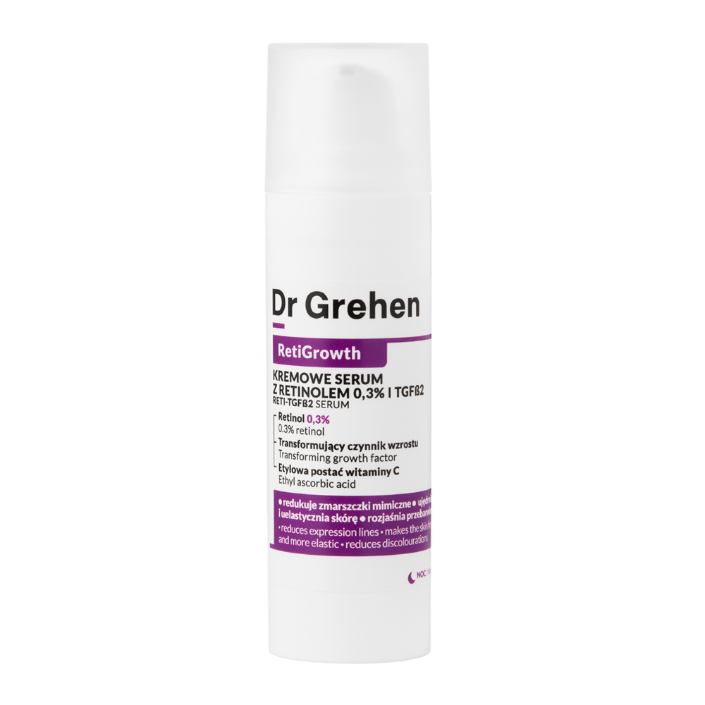 Dr Grehen - RetiGrowth - Reti-TGF Serum - Cremeserum mit Retinol 0,3% und Wachstumsfaktor - 30ml