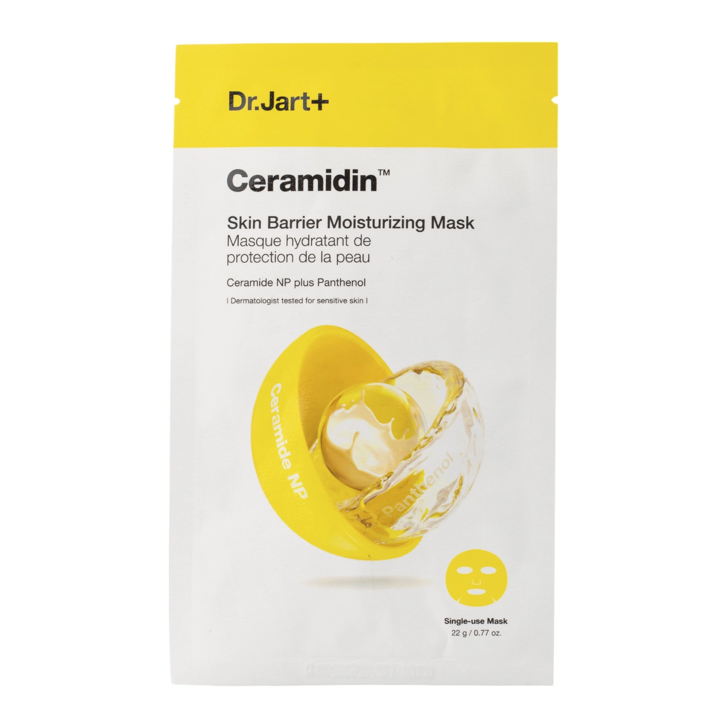 Dr.Jart+ - Ceramidin Skin Barrier Moisturizing Mask -  Feuchtigkeitsspendende Maske in einem Tuch - 22g