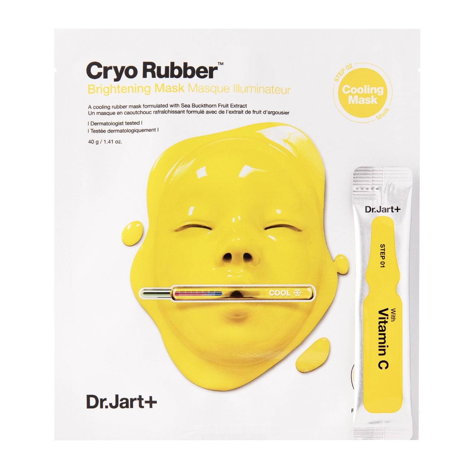 Dr.Jart+ - Cryo Rubber with Brightening Vitamin C - Aufhellende Gesichtsmaske - 40g