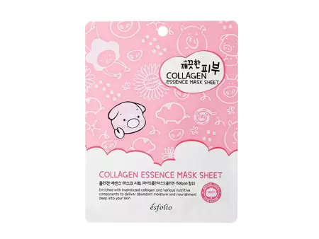 Esfolio - Pure Skin Collagen Essence Mask Sheet - Tuchmaske mit Kollagen - 25ml