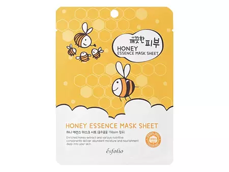 Esfolio - Pure Skin Honey Essence Mask Sheet - Tuchmaske mit Honig für das Gesicht  - 25ml